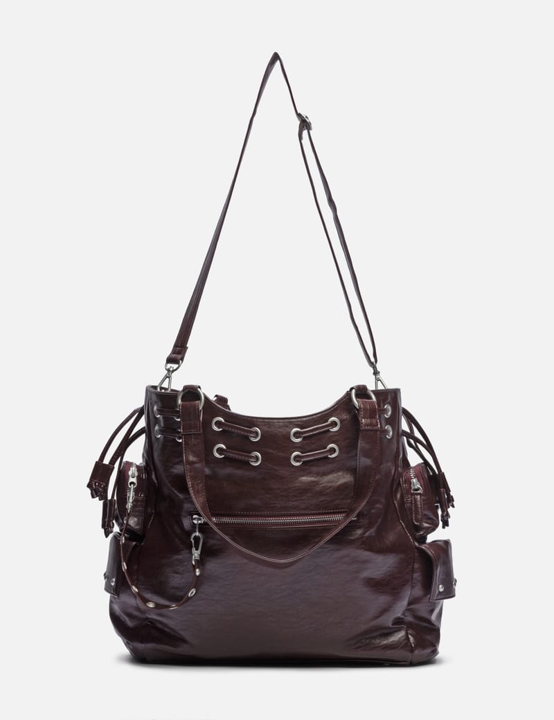 ◆DEINET◆ DEINET NEW STUD STRING BIG BAG IN ASH BEIGE KDTUA DEINET - Deinet New Stud String Big Bag | HBX - Globally