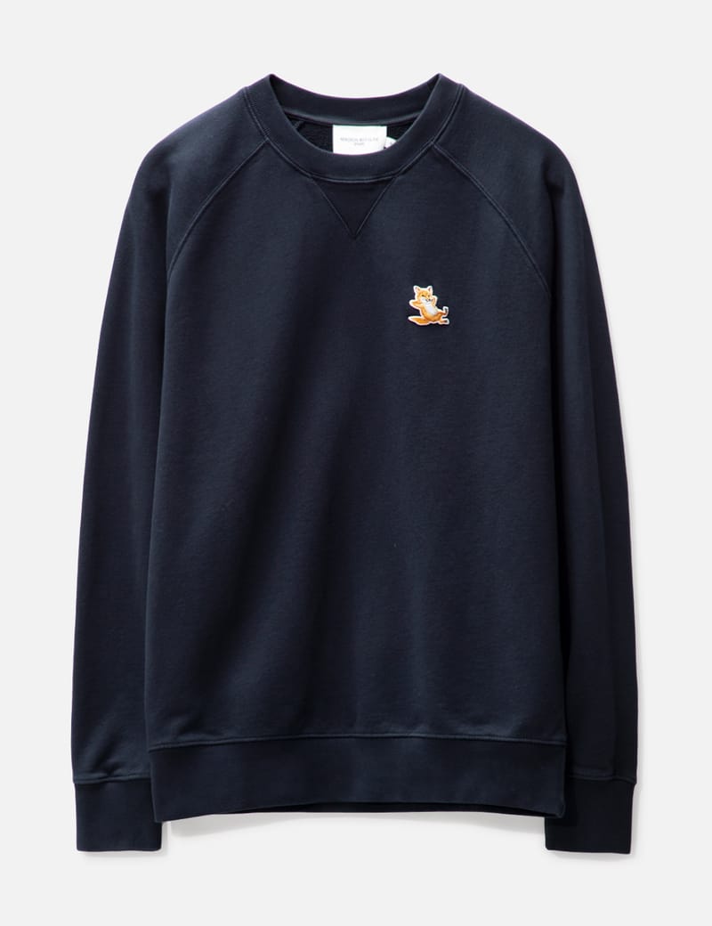 Maison Kitsuné - Chillax Fox Patch Classic Sweatshirt | HBX