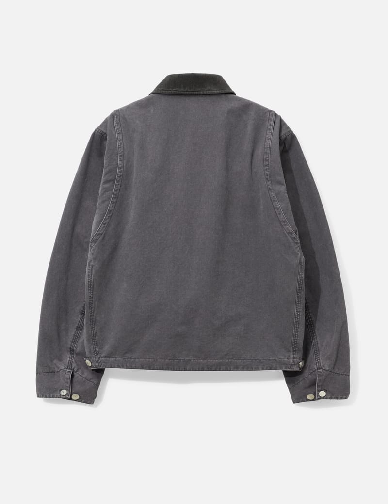 TONYWACK Garment Washed Zip Work Jacket - Corduroy collar, two-way