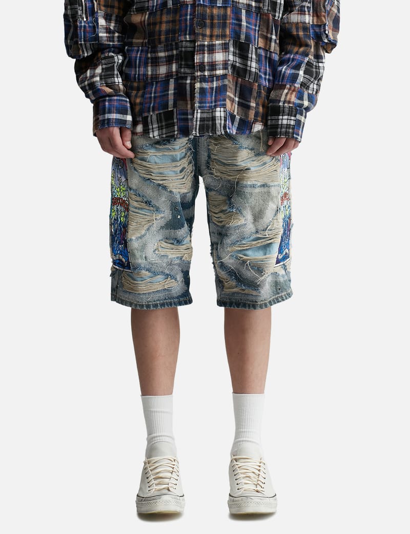 Who Decides War - Chrome Stud Embroidered Short | HBX