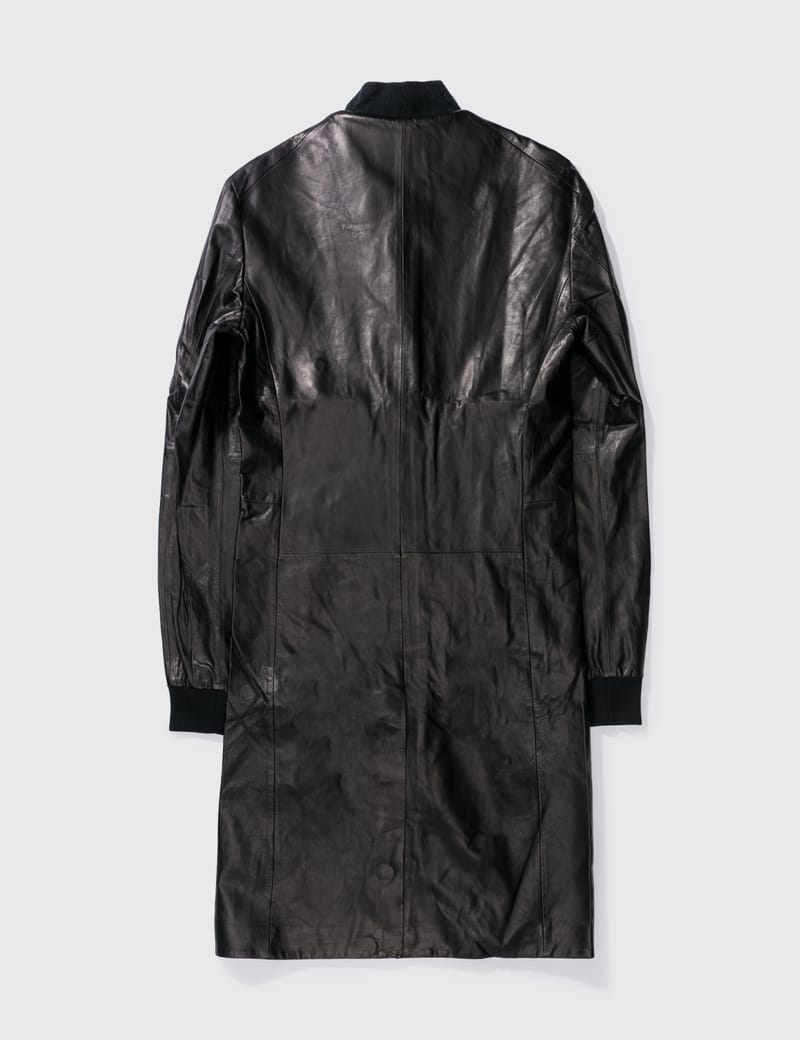 Juun.J - JUUN.J LONG LEATHER COAT | HBX - Globally Curated Fashion