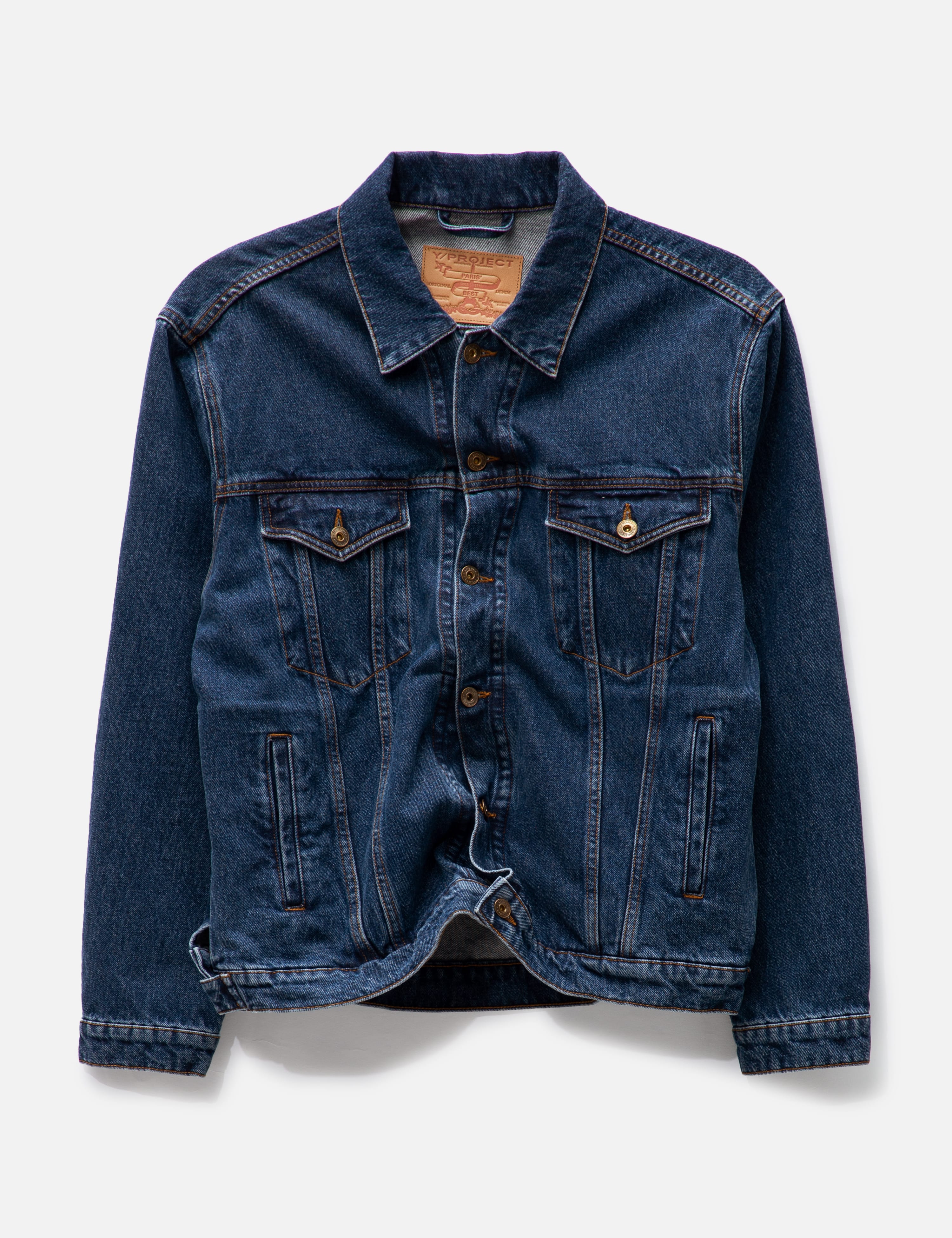 Y/PROJECT - CLASSIC WIRE DENIM JACKET | HBX - Globally Curated