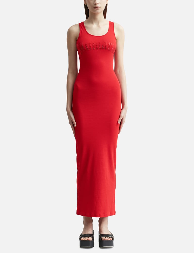 Blumarine - Logo Long Dress | HBX - Globally Curated Fashion and