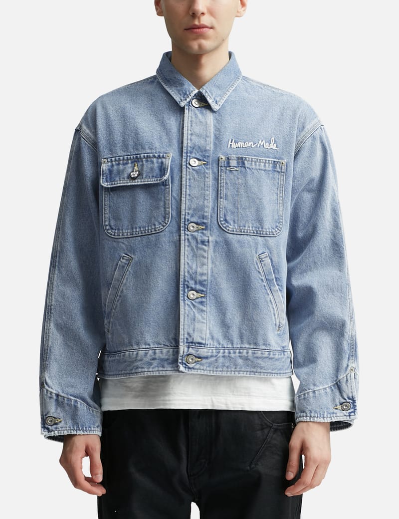 Raf Simons - Oversized Solemn-X Denim Jacket | HBX - Globally 