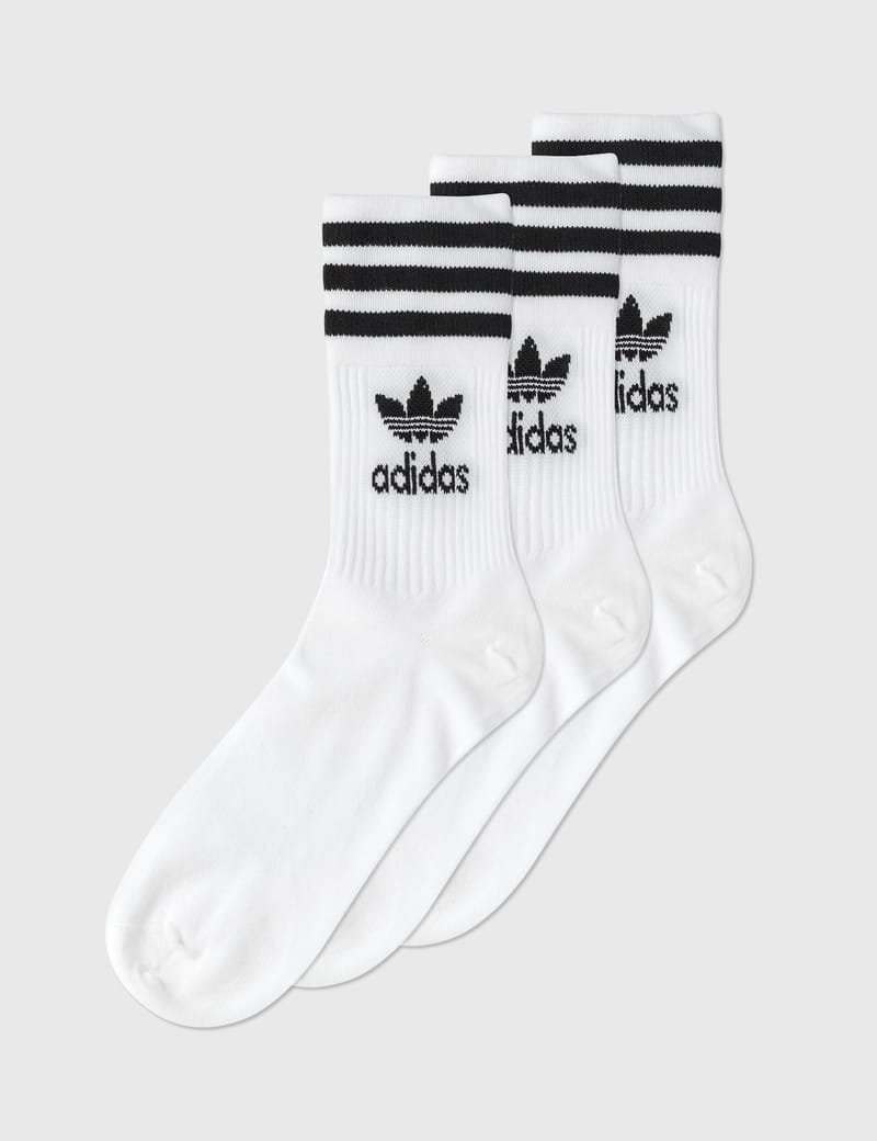 Adidas originals mid hot sale cut crew socks