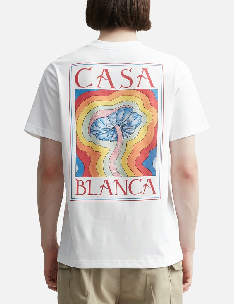 ■Casablanca■大人気 カーサビーチウェーブプリント特大Tシャツ Casablanca Tシャツ - Avenida | FWRD