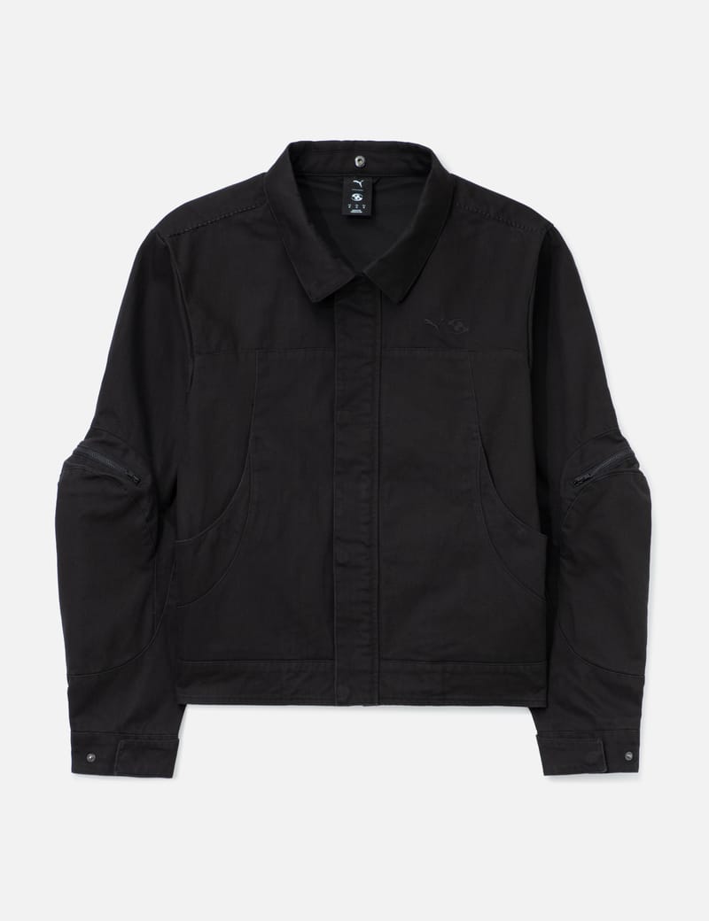 Puma PUMA x SAN SAN GEAR CLRT Jacket - Black cotton jacket with