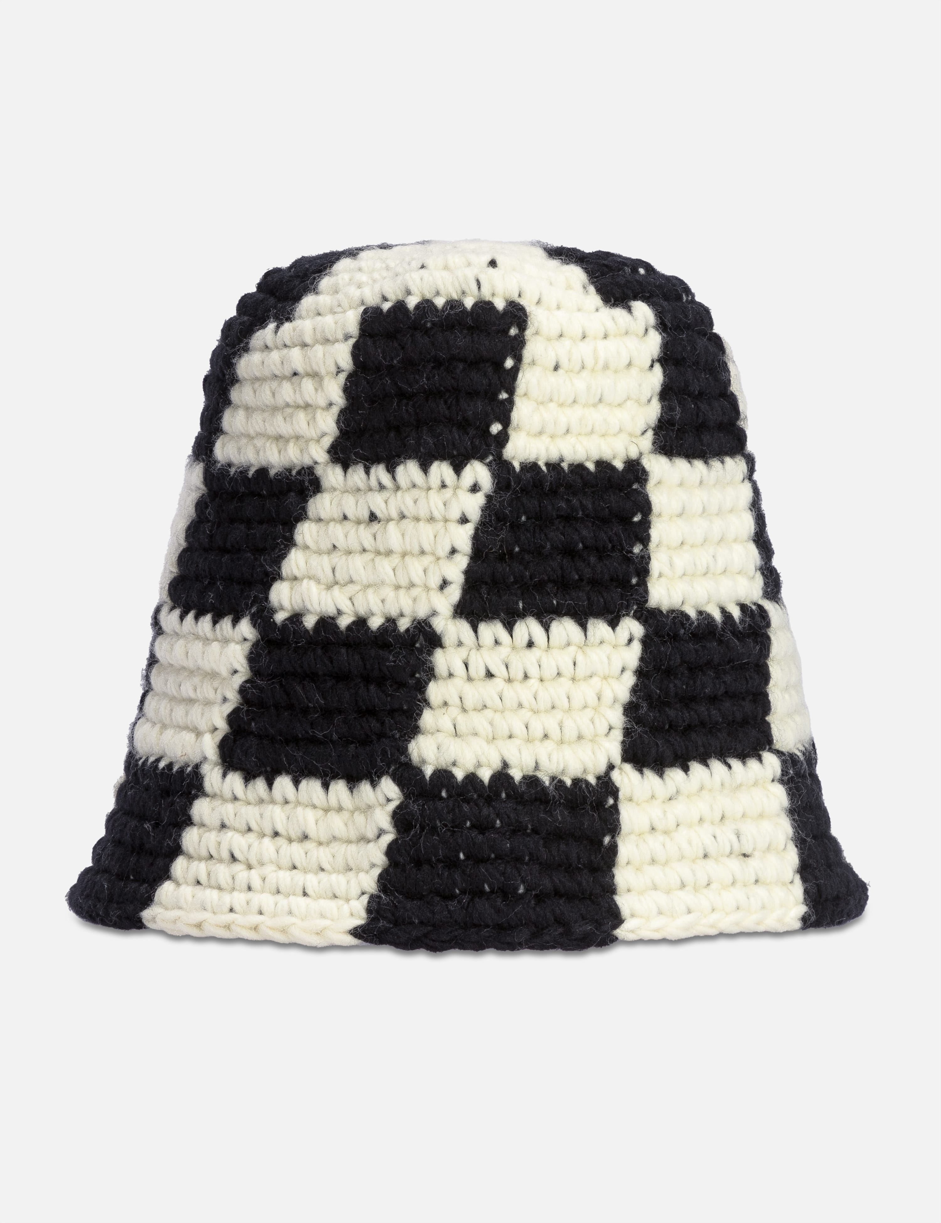Stüssy - Bucket Hat Checker Knit | HBX - Globally Curated Fashion 