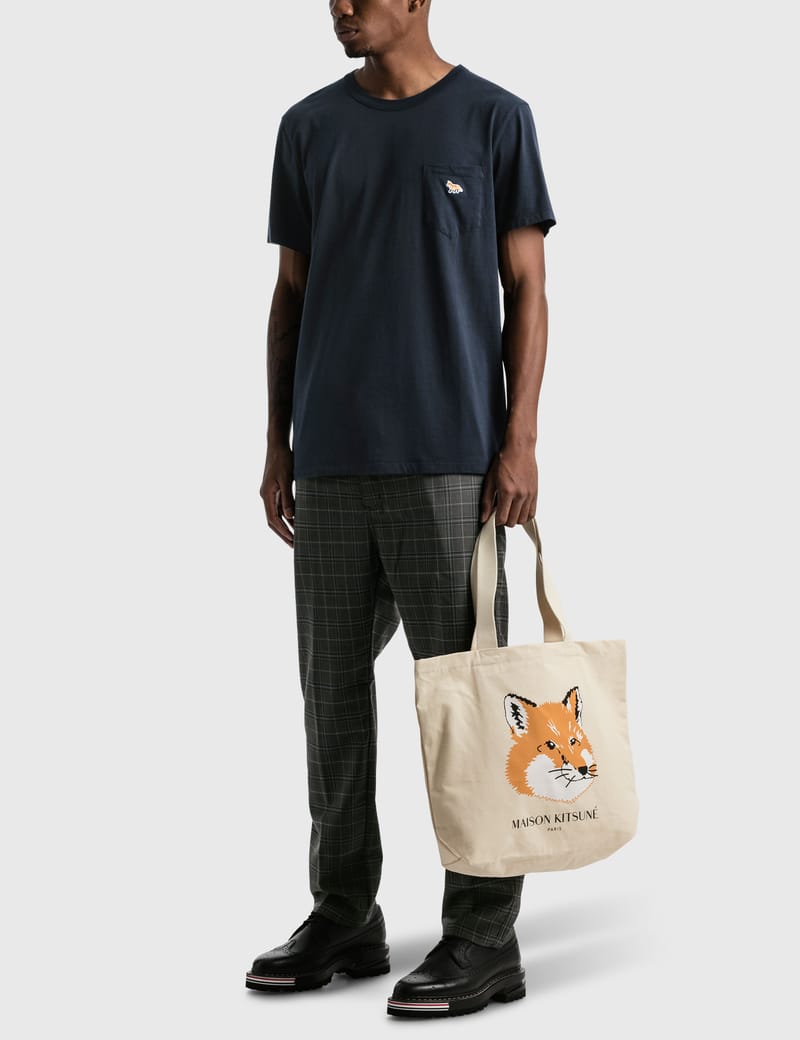 ★関税込★Maison Kitsune★Profile Fox Patch Pocket T-Shirt★ Maison Kitsuné - Profile Fox Patch Pocket T-shirt | HBX