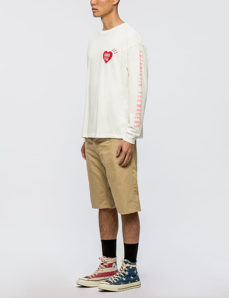 Human Made - Heart Logo L/S T-Shirt | HBX