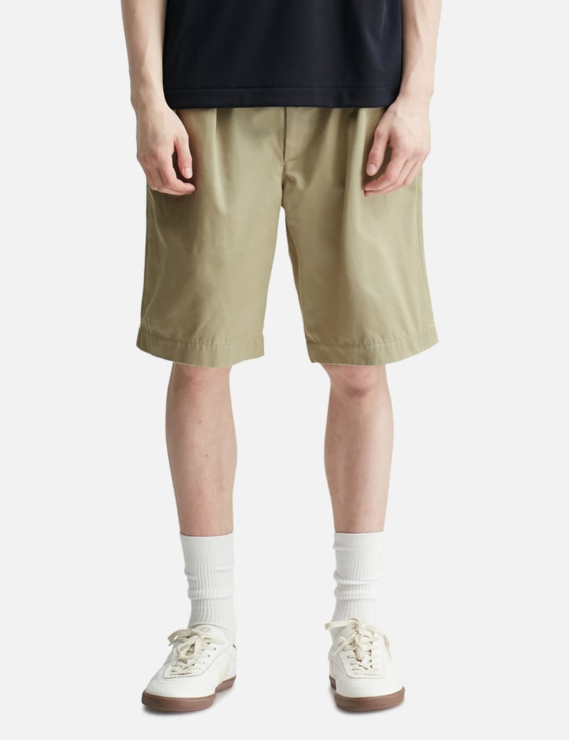 Nanamica Double Pleated Chino Shorts - Wide tapered, quick-dry