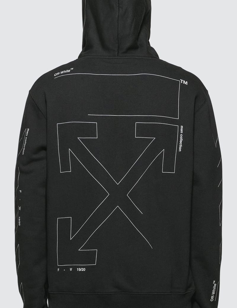 Off-White™ - Diagonals Unfinished Slim Hoodie | HBX - Globally