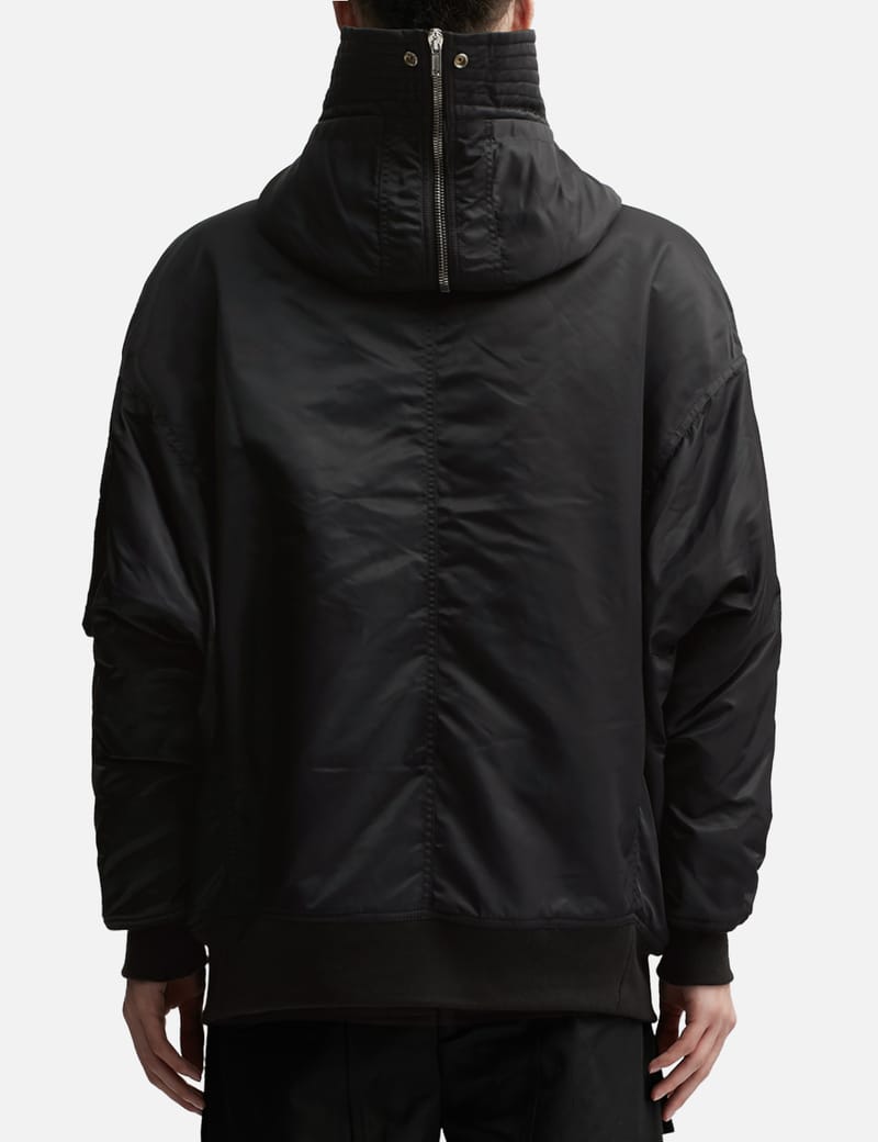 Rick Owens Drkshdw - Hooded Long Bomber | HBX - Globally Curated 
