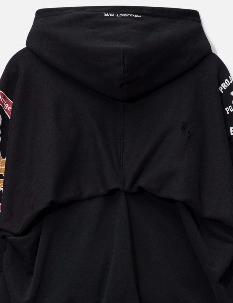 PROJECT G/R - Reconstructed Folded Zip Hoodie | HBX
