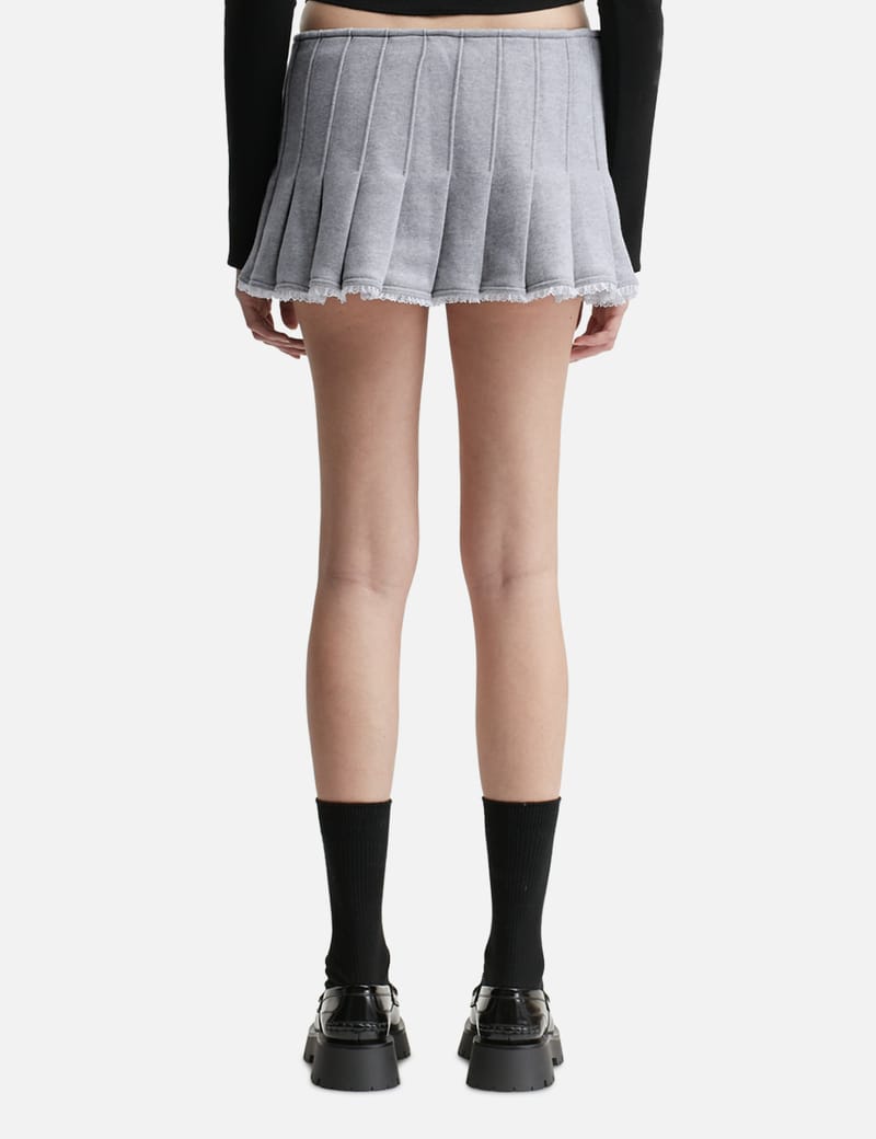 ★ GLOWNY★ G CLASSIC MINI SKIRT GRAY GY23CLASK002 G CLASSIC MINI SKIRT (GRAY) - GLOWNY