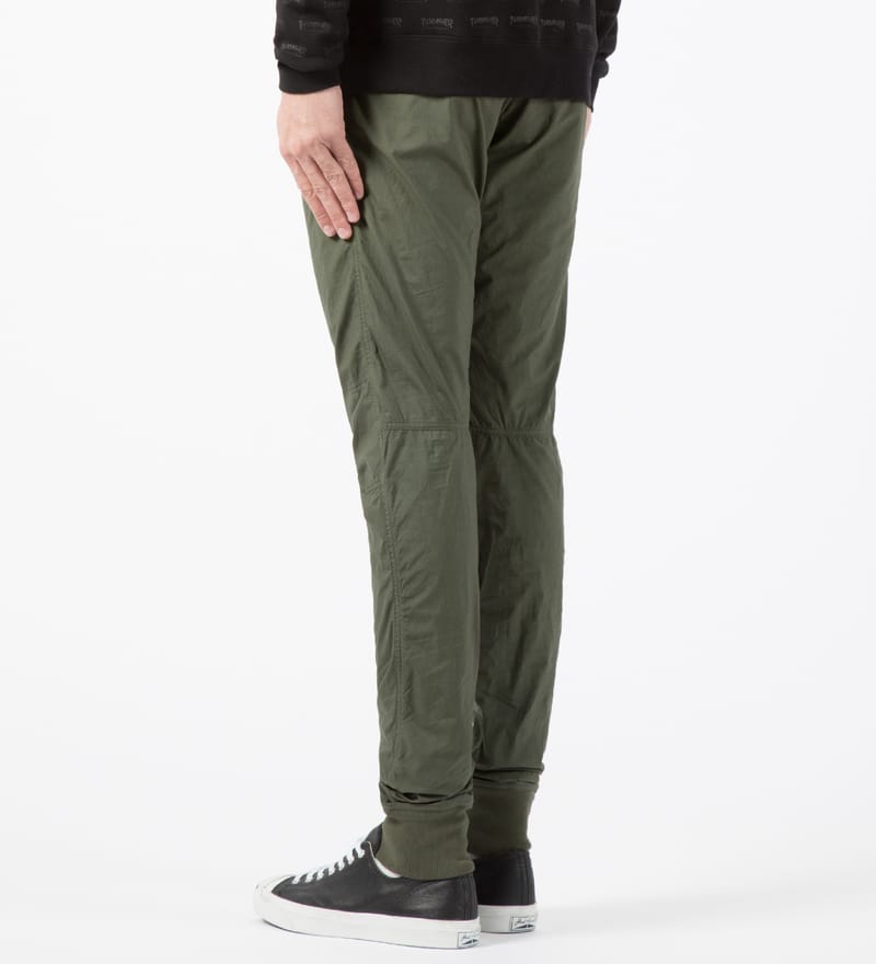 Maharishi - Maharishi x Undefeated Olive Lack Woven Track Pants