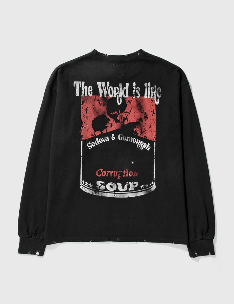 Corrupted 長袖ロンT コラプテッド ロングスリーブ メンズ Corrupted S
