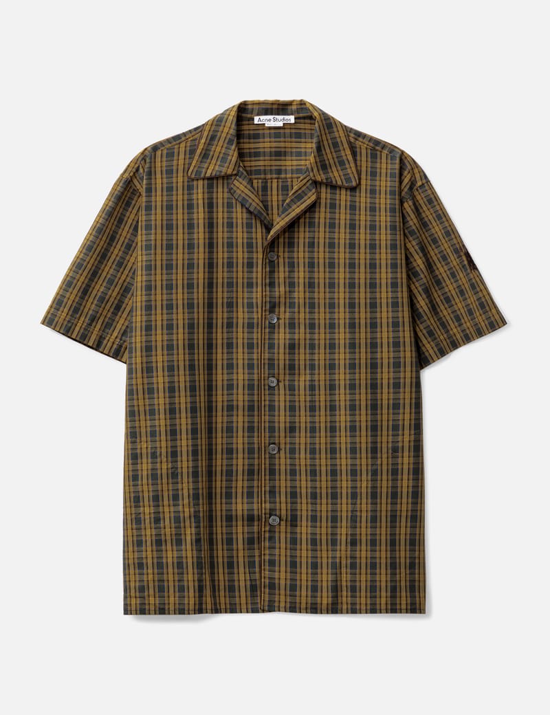 Acne Studios - Short Sleeve Check Shirt | HBX - Globally Curated