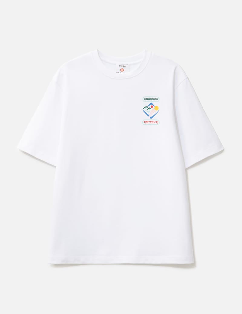 Casablanca - Hibiscus Printed T-shirt | HBX - Globally