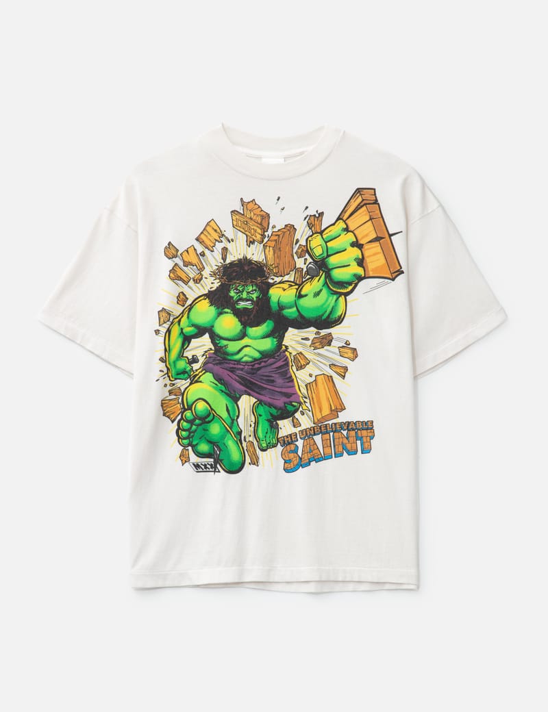 Saint Mxxxxxx - Saint Green Man Short Sleeve T-Shirt | HBX