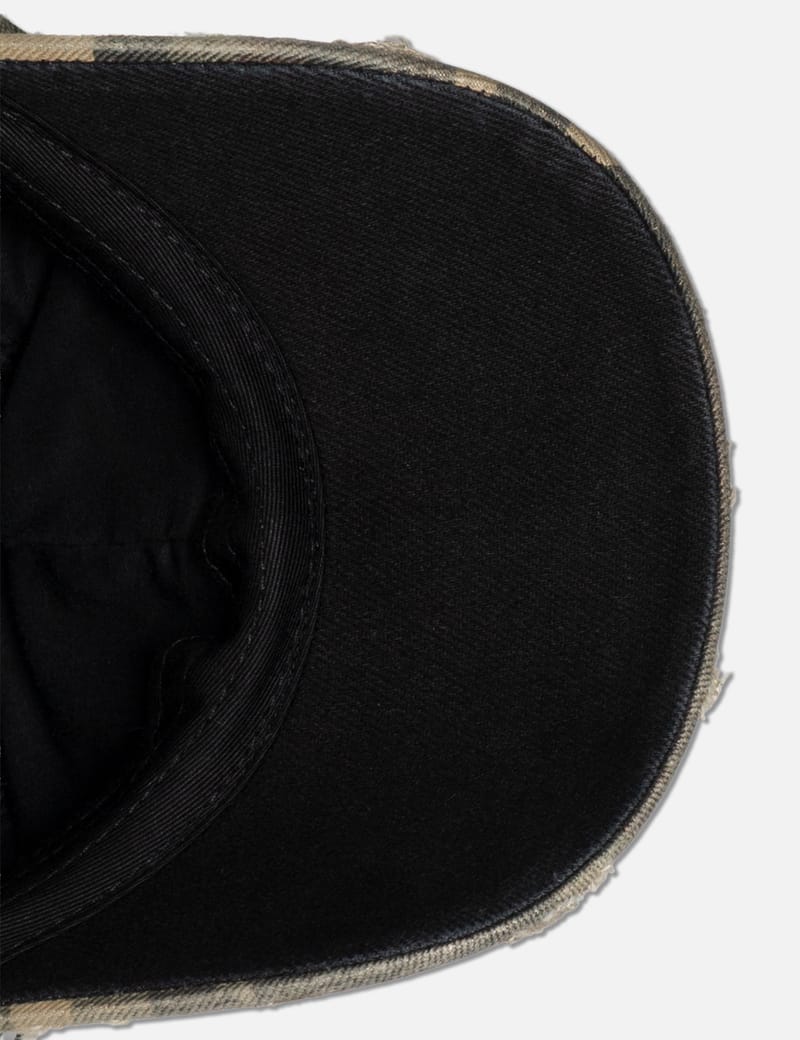 Protocol-Index Racing Cap - Vintage-washed black cap with