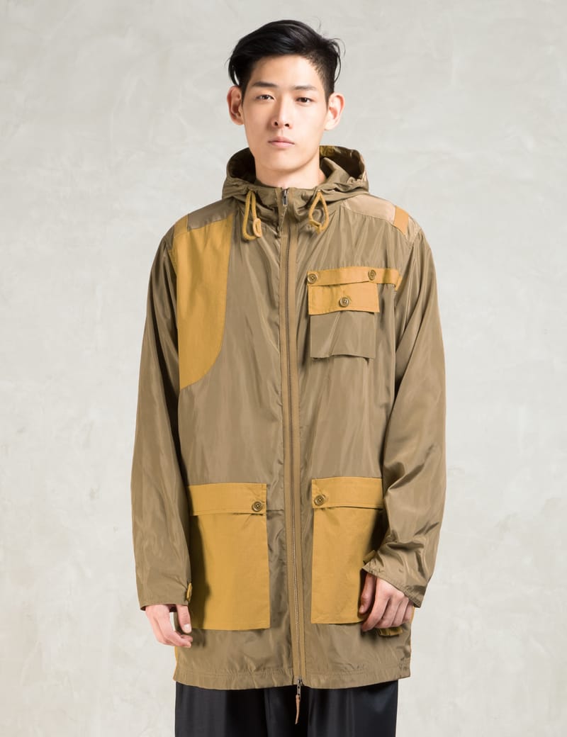 Henrik Vibskov - Khaki Wind Glider Coat | HBX - Globally Curated