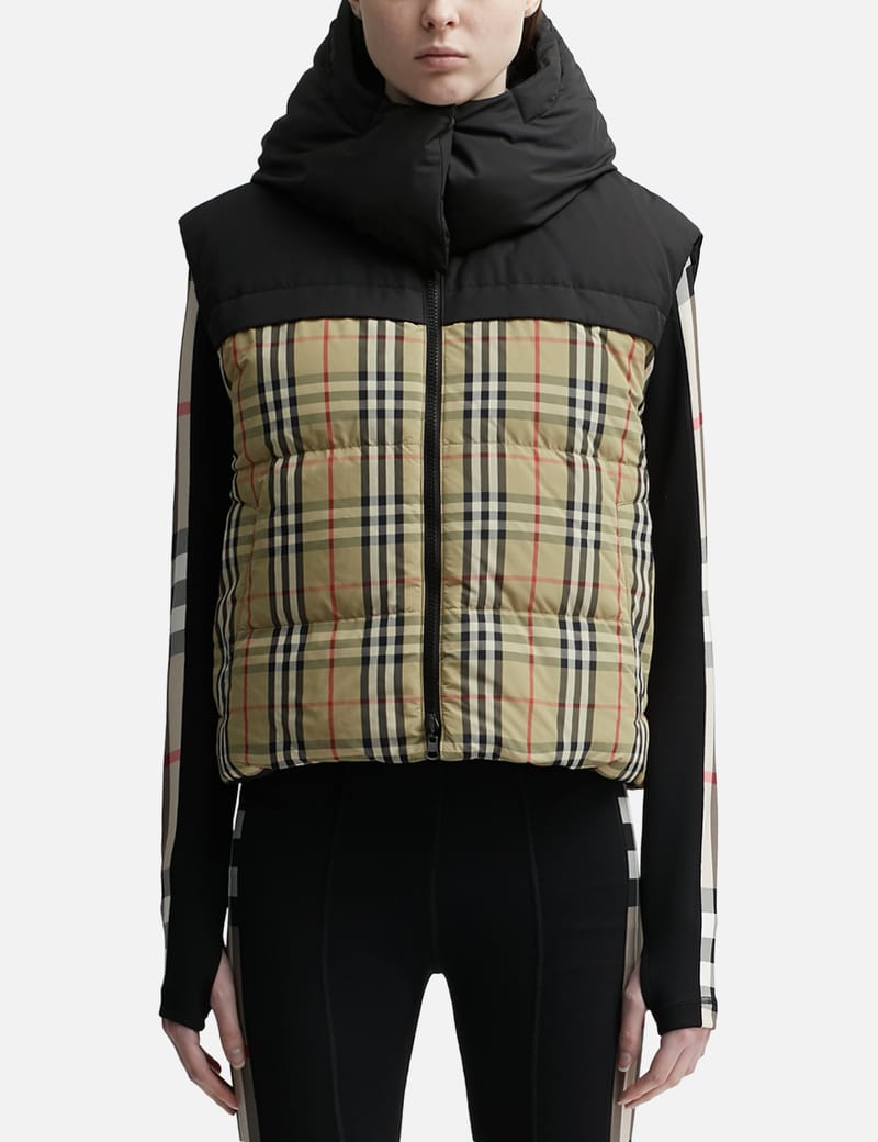 Burberry vest with on sale hood