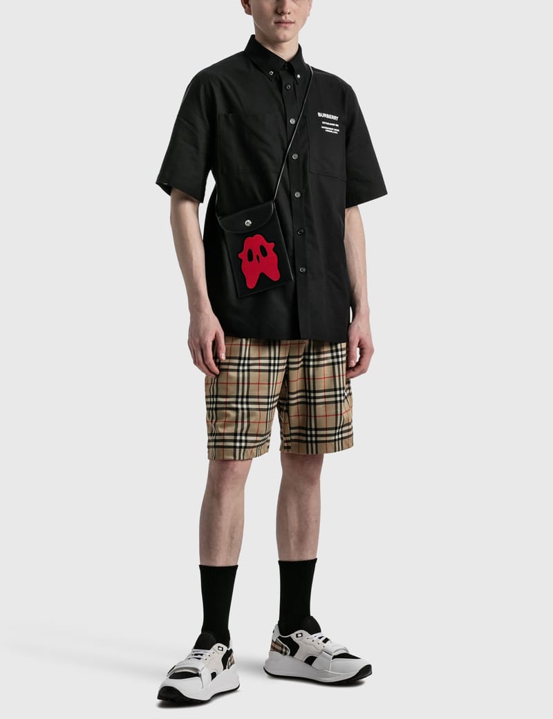 Burberry - Rubberized Logo Short Sleeve Shirt | HBX