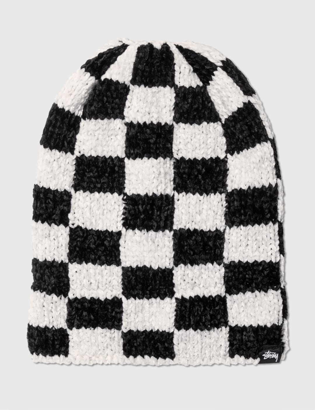 Stüssy - Crochet Checkered Beanie | HBX - Globally Curated Fashion and  Lifestyle by Hypebeast
