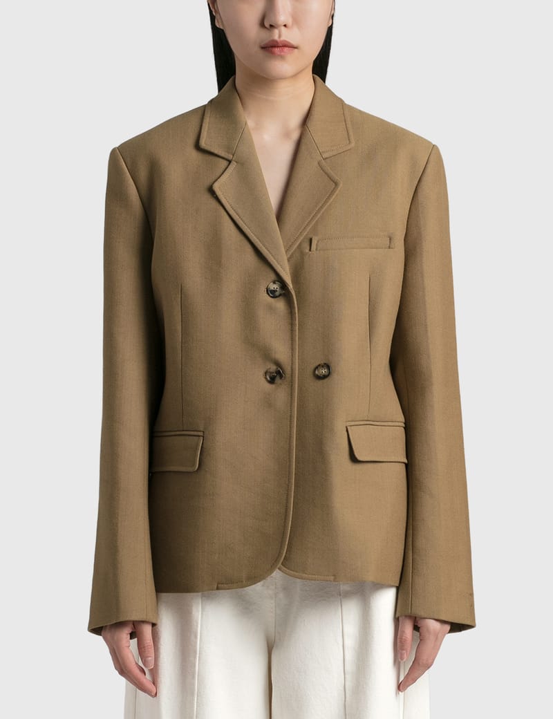 【RECTO】 HANDMADE SINGLE BREASTED OVERSIZED JACKET RECTO - Official Website