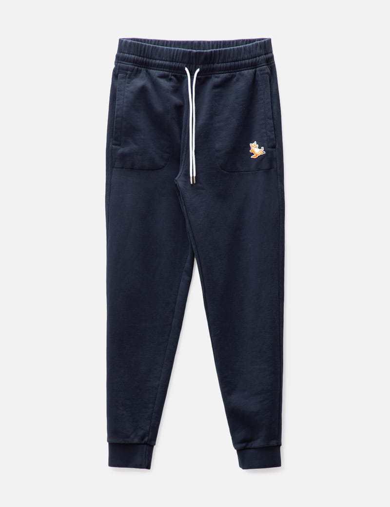 Maison Kitsuné - Chillax Fox Patch Classic Jog Pants | HBX