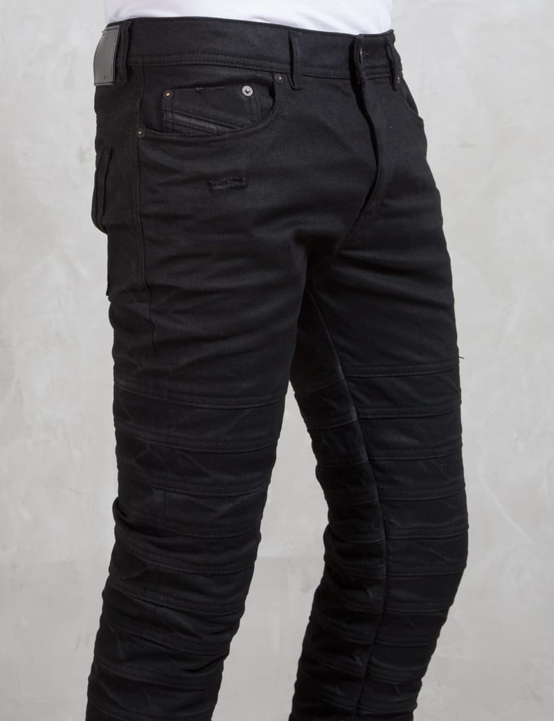 DIESEL BLACK GOLD - Type-268 Rigid Black Japanese Denim 5 Pockets