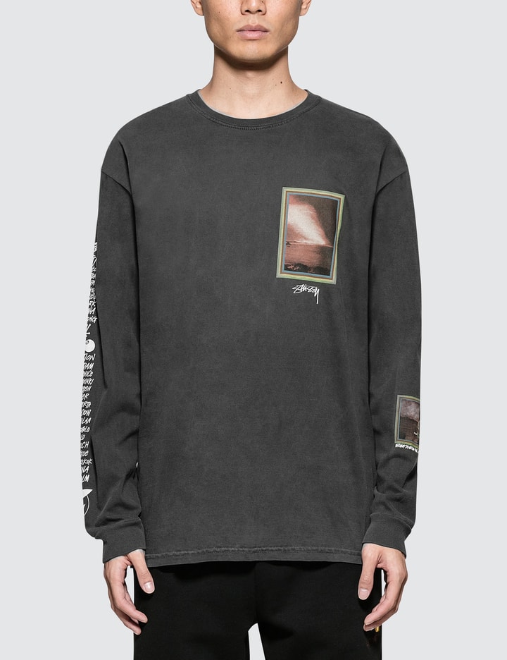 Stüssy - Inferno Pig. Dyed L/S T-Shirt | HBX - Globally Curated Fashion ...