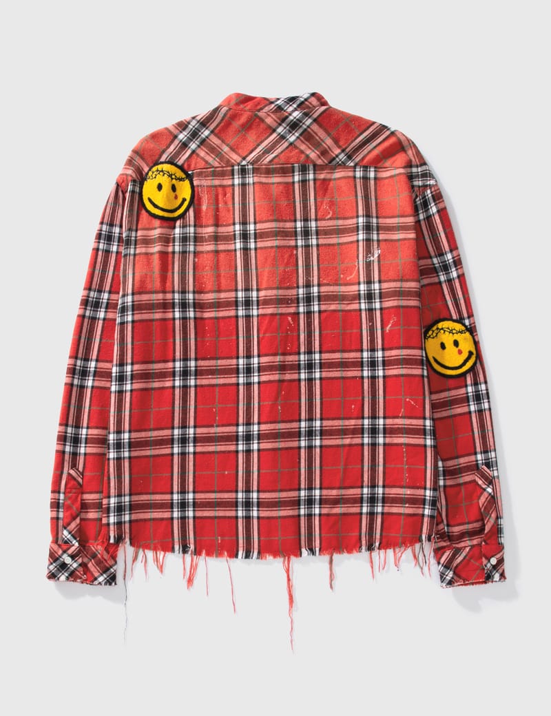 Someit - K.O.K Long Sleeve Vintage Flannel Shirt | HBX Someit - K.O.K Long Sleeve Vintage Flannel Shirt | HBX