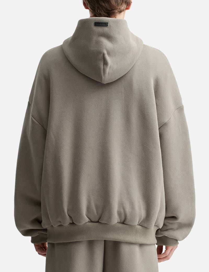 FEAR OF GOD THE ETERNAL HALF ZIP HOODIE DUSTY BEIGE フーディ Beige 'Eternal' Half Zip Hoodie by Fear of God on Sale