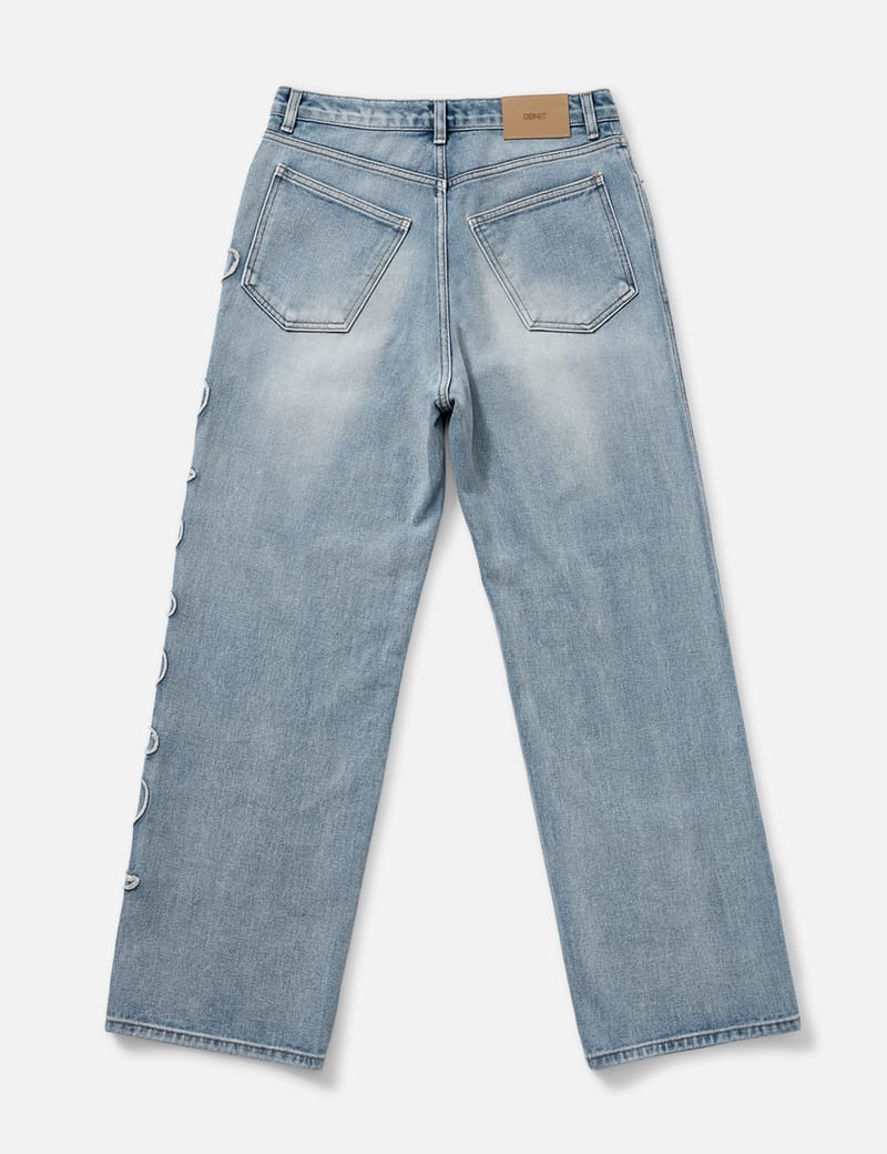 ヨンジュン　GGUM デニム DEINET YEONJUN GGUM X DEINET Denim Jeans - 韓国製ライトデニムの