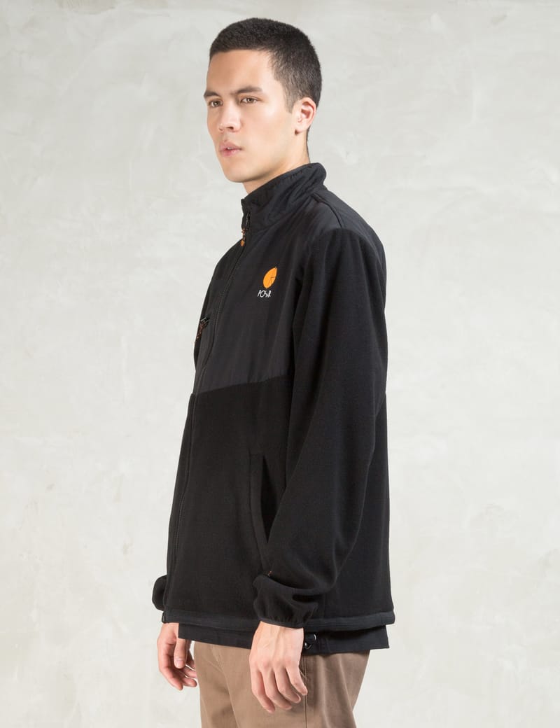 Polar Skate Co. - Black/orange Halberg Jacket | HBX - Globally