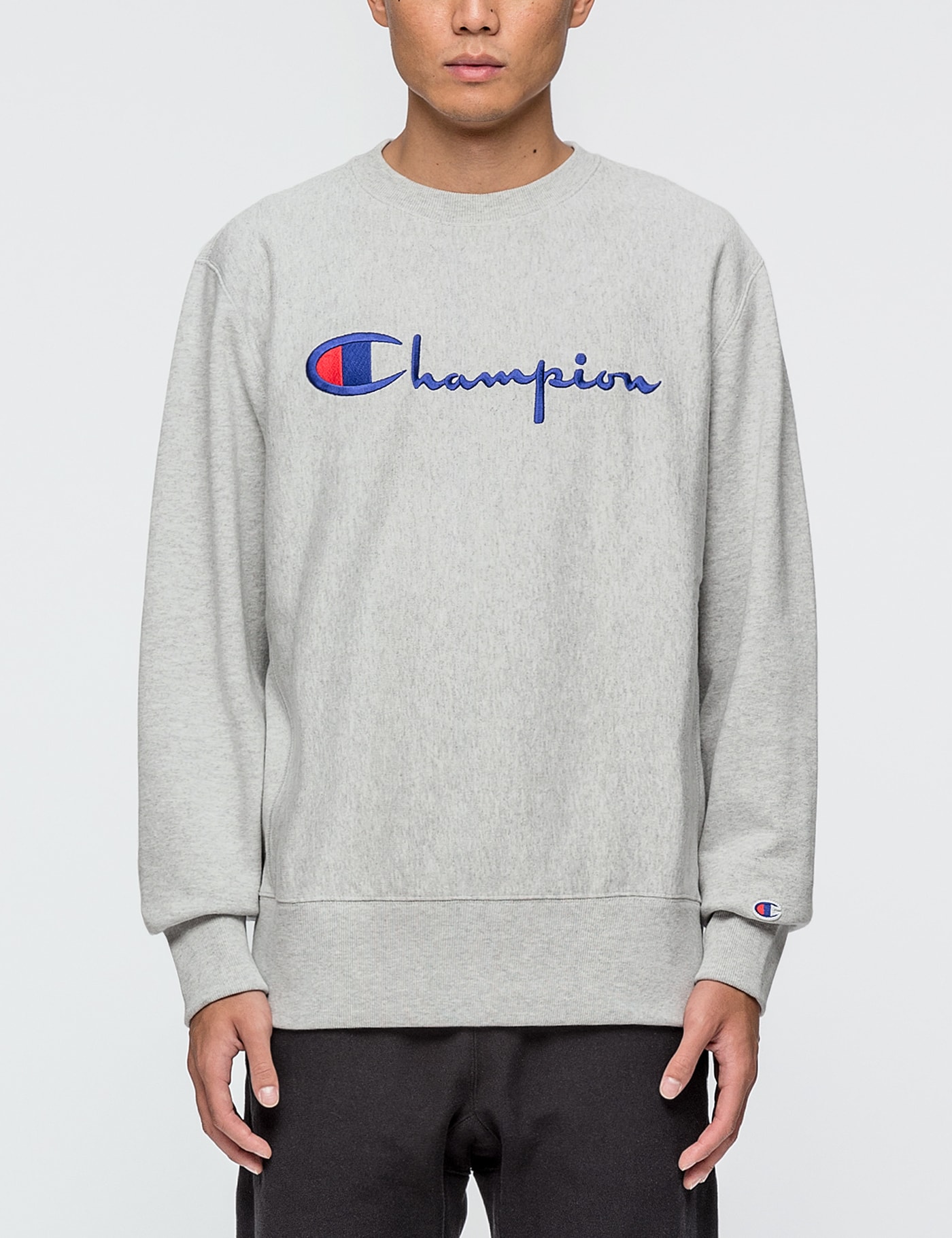 Champion Reverse Weave - Script Logo Sweatshirt | HBX