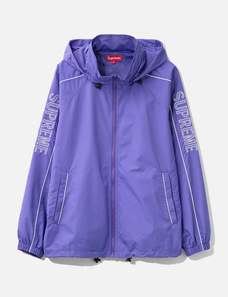 【完売品】supreme Striped Logo Windbreaker Supreme Striped Logo Windbreaker (SS17) - $158