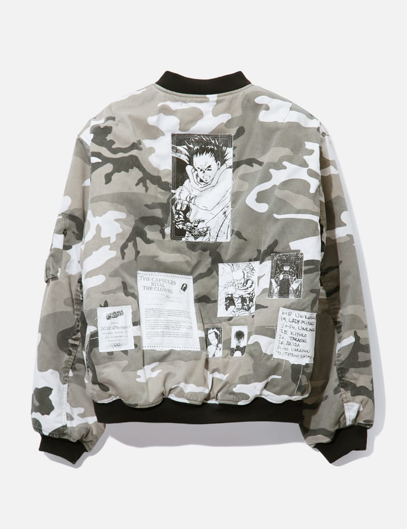 Rough Simmons - Rough Simmons Animate Patches Bomber Jacket