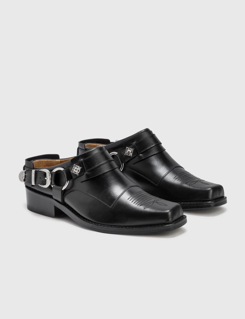 Toga Virilis - Leather Slip On Boots | HBX - Globally Curated