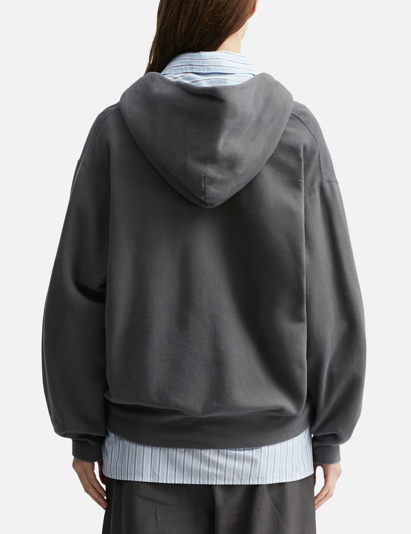 Unlikely Unlikely Raglan Zip Hoodie - Vintage-washed, relaxed