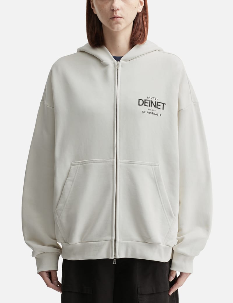 DEINET YEONJUN GGUM X DEINET Hoodie - Black hoodie with leopard