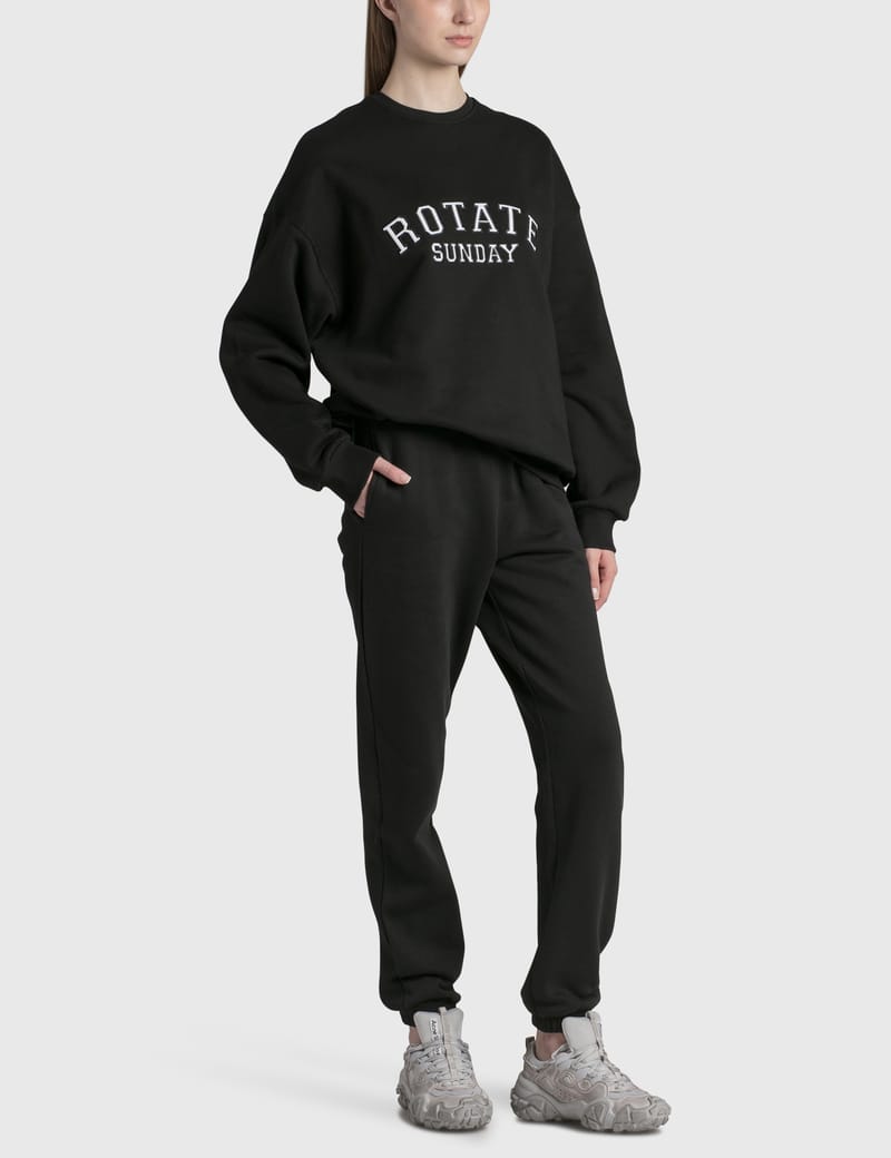 ROTATE Sunday - Iris Crewneck Logo Sweatshirt | HBX