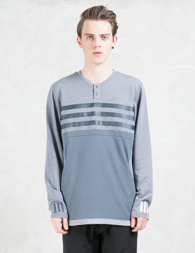 White Mountaineering WM x adidas Originals Henleyneck L S T