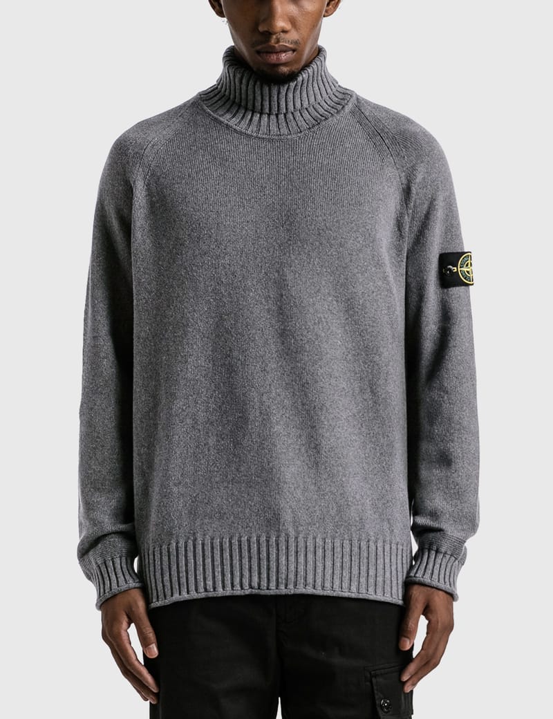 stoneisland ストーンアイランド タートルネックニット あす着