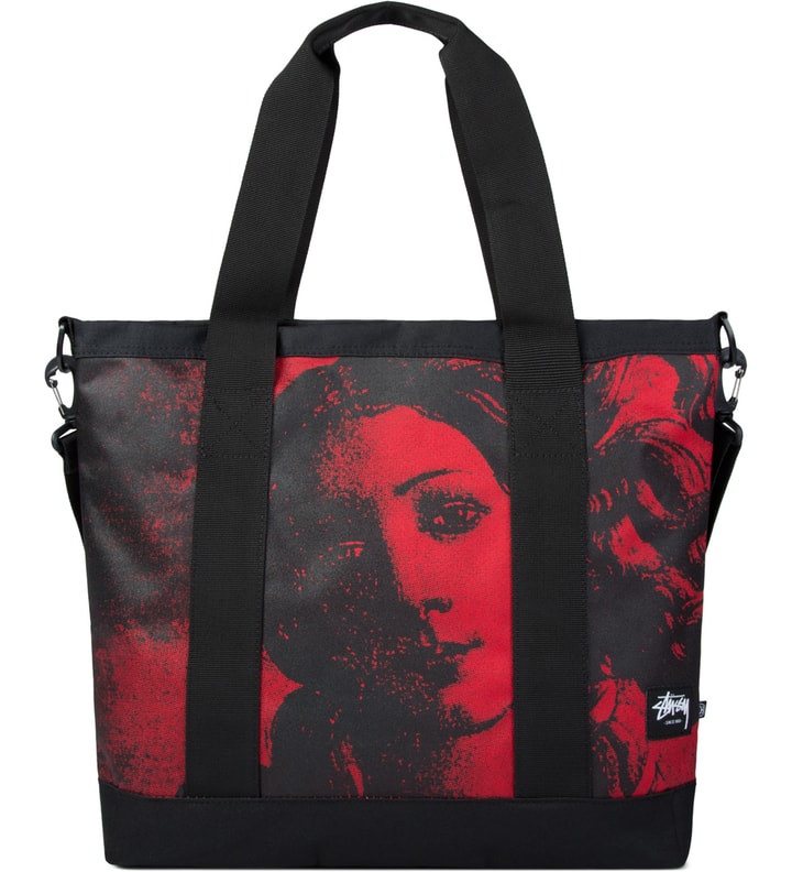 STUSSY】25ss WOVEN TOTE BAG IVORY (STUSSY/トートバッグ