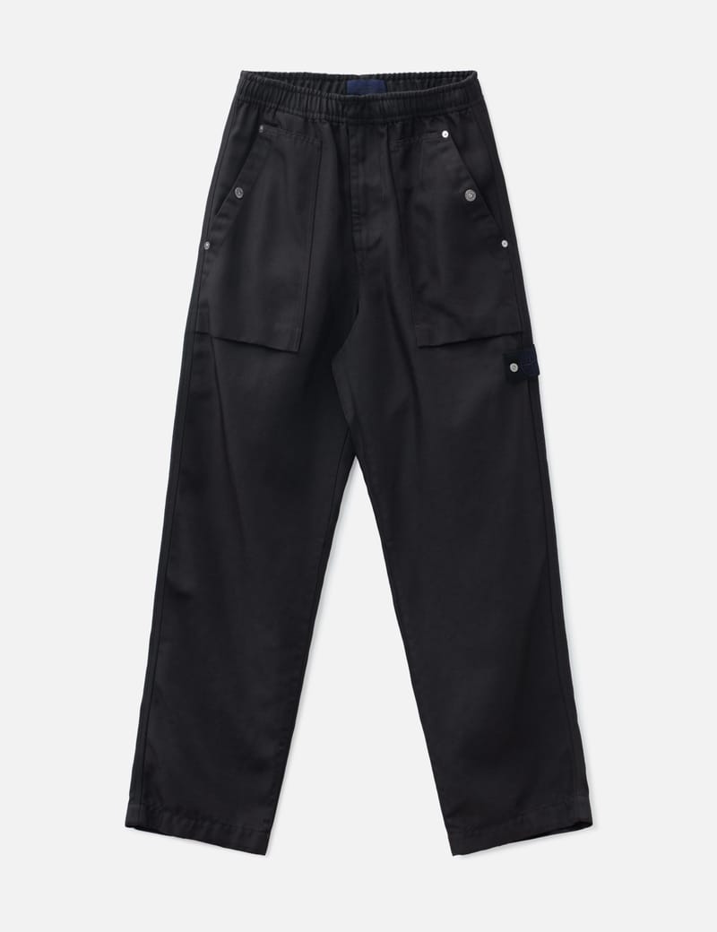 STONE  ストーンアイランド 25AW 3100021 Ghost Pieces WOOL NYLON FLANNEL CARGO PANTS ゴースト ウールナイロンフランネル カーゴパンツ K2S15310021 S0F24 W32 BLACK(V0029) 定価100,100円 ボトムス【中古】【STONE 】 STONE ISLAND - STONE ISLAND ストーンアイランド 25AW 3100021 Ghost