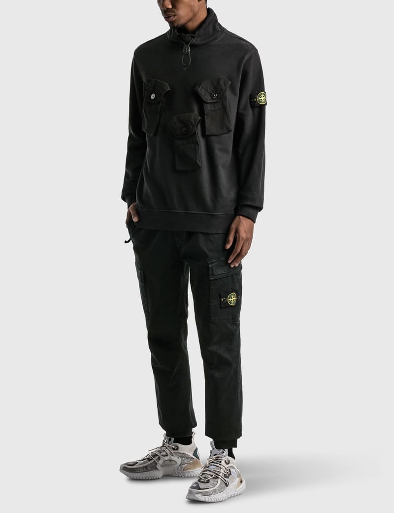 Stone Island - ポケット ハイネック スウェットシャツ | HBX - ハイプ