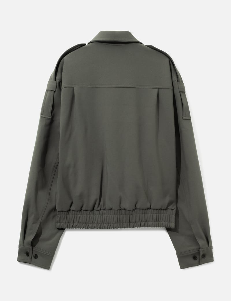 Tonywack Stand Collar Epaulette Blouson - Sleek utility style with